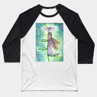 Starry Garden Fairy Fantasy Artwork by Molly Harrison Baseball T-Shirt